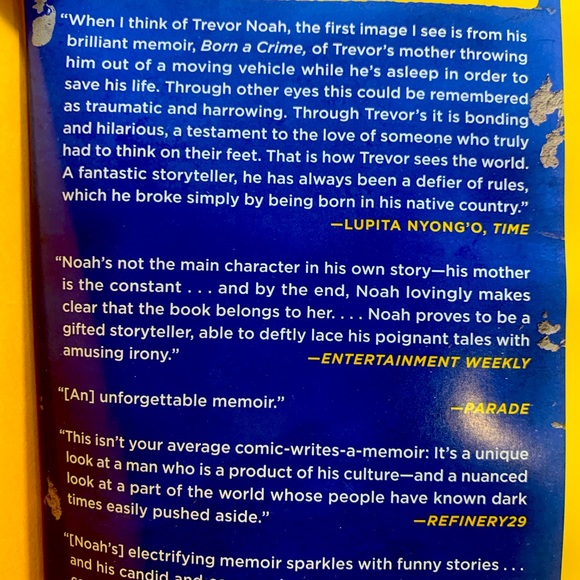 Trevor Noah Born A Crime  Stories From A South Africa. Childhood Bestseller Book - Picture 4 of 5